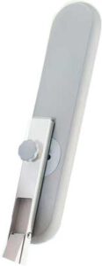 Armrest swiveled-folded up