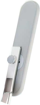 Armrest swiveled-folded up