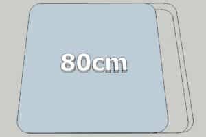 Largeur différente Practical (80 cm)