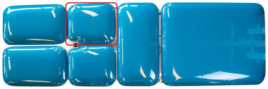 Protective cover upperleg-section right Plaster Master