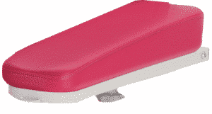 Low wedge-shaped armrests